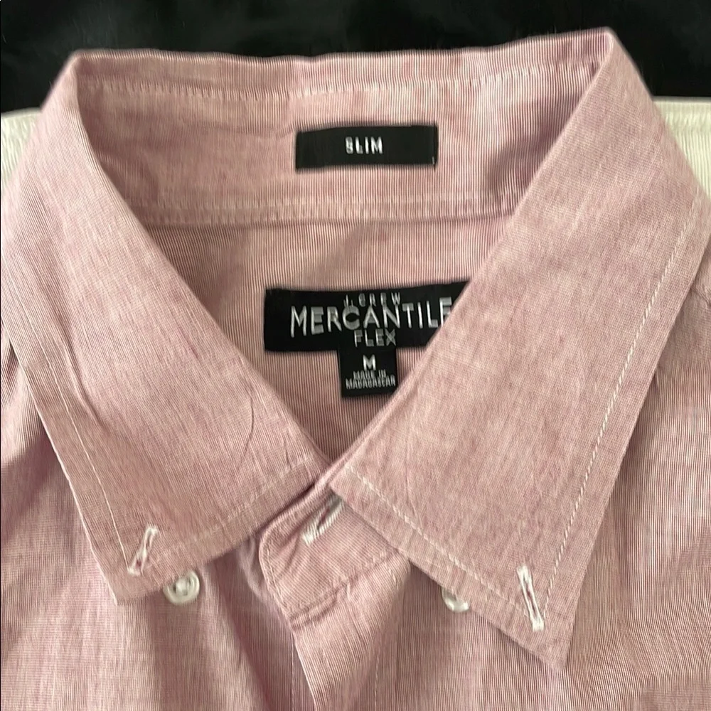 Casual Pink Button Down Shirt with Long Sleeves and Checkered Pattern Slim fit